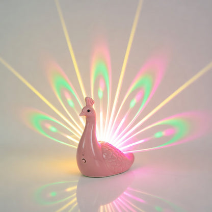 Peacock Wall Lamp Pink Modern Lighting Fixture