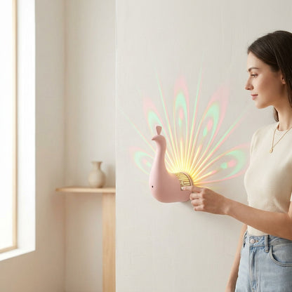 Peacock Wall Lamp Pink Modern Lighting Fixture